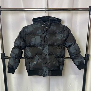 Appaman Kids blue camo Puffer Jacket coat size 7